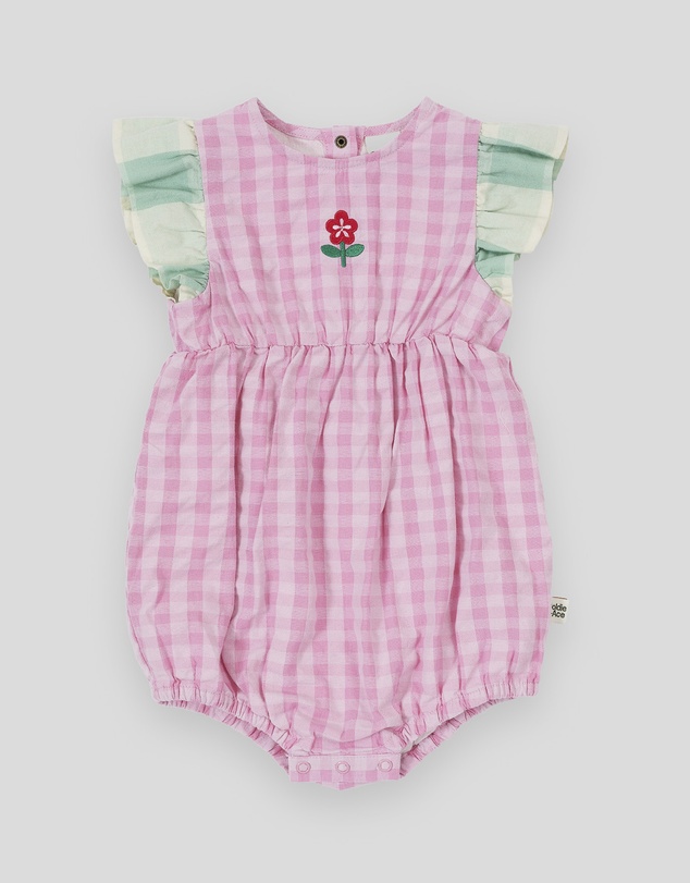 Goldie + Ace - Gingham Lani Romper - Babies