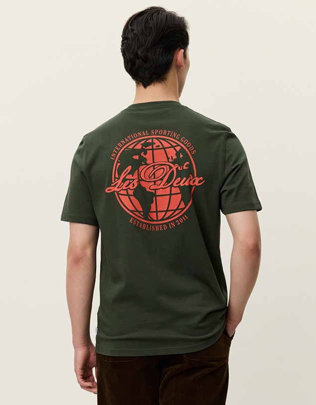 Les Deux - Ben Globe T-Shirt