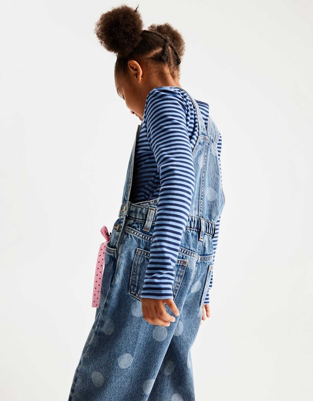 Cotton On Kids - Barrel Leg Denim Overall