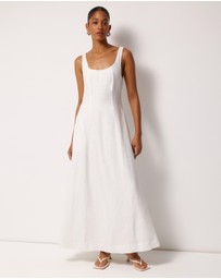 AERE - Fern Linen Maxi Dress
