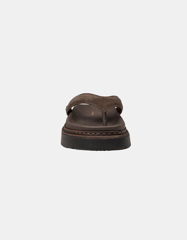 Windsor Smith - Checked Dark Choc Suede