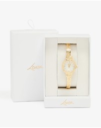 Lovisa - Gold Molten Vintage Round Watch Cuff