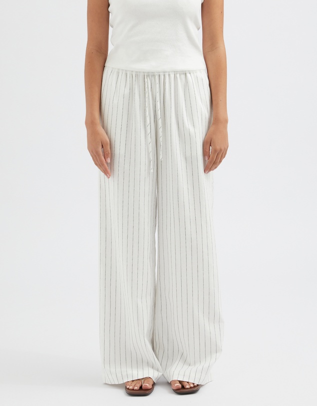 FRIEND of AUDREY - The Stripe Tie Waist Trouser