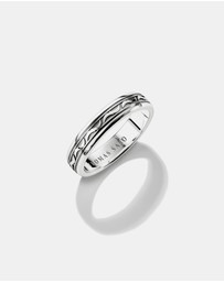THOMAS SABO - THOMAS SABO Band Ring with Engraved Pattern