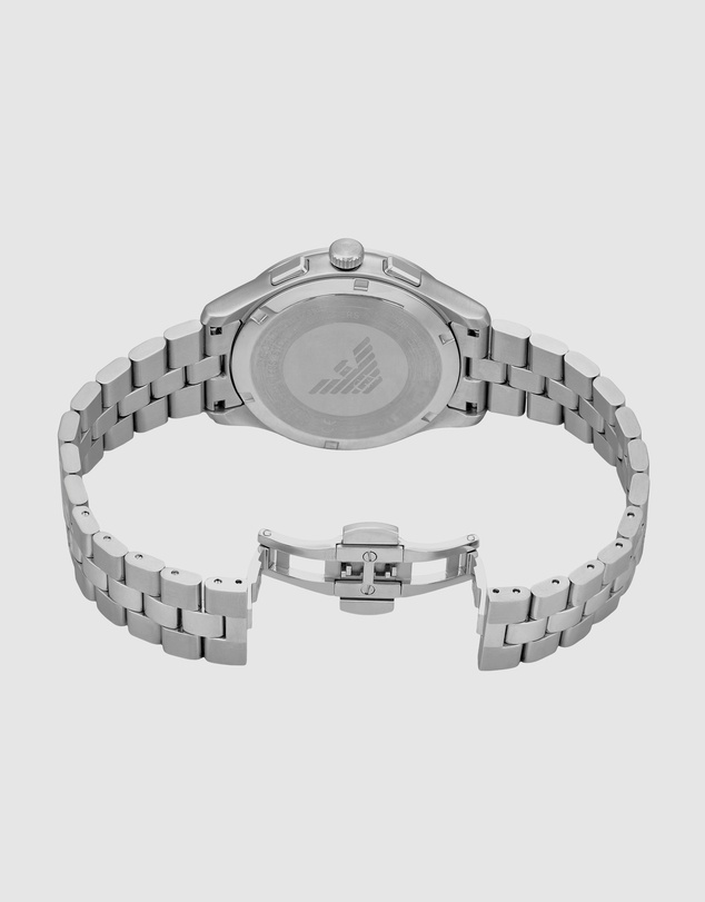 Emporio Armani - Silver Tone Chronograph Watch