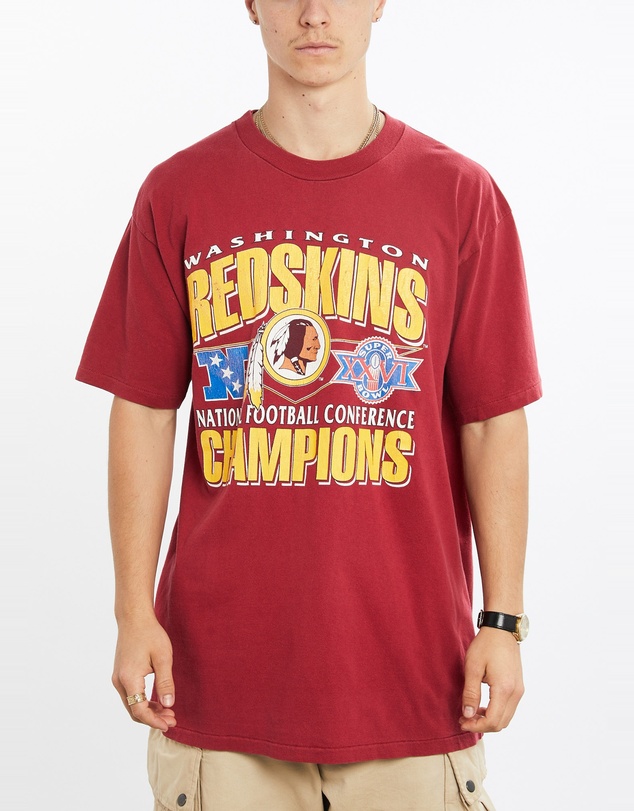 Vintage by The Real Deal - Pre Loved - Vintage 1991 NFL Washington Redskins Super Bowl Tee