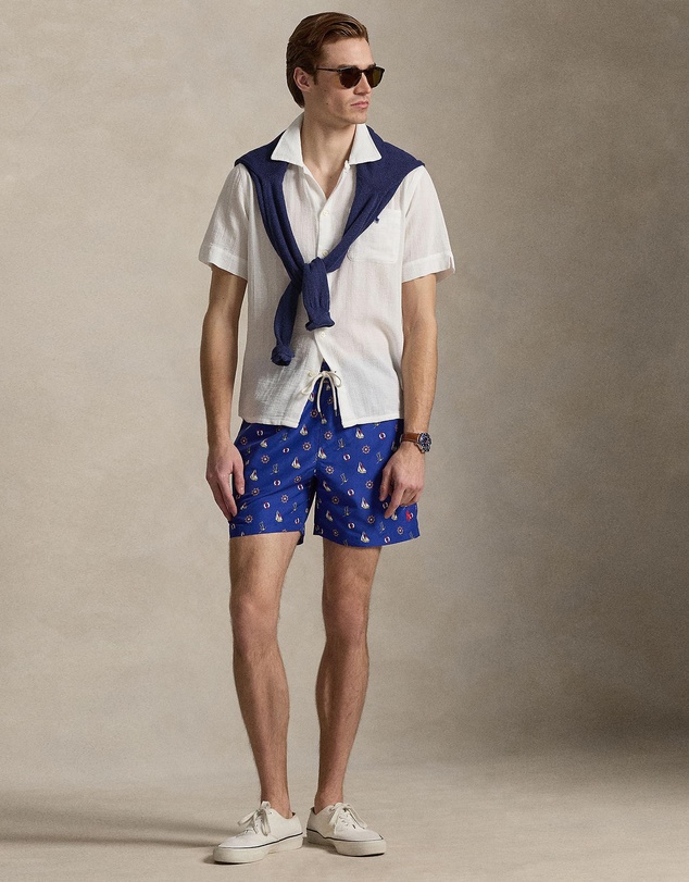 Polo Ralph Lauren - Classic Fit Basket-Weave Camp Shirt