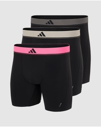 adidas Sportswear - 3 Pack Active Micro Flex Eco Boxer Brief Underwear
