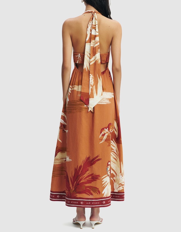 Aje Studio - Sol Halter Maxi Dress
