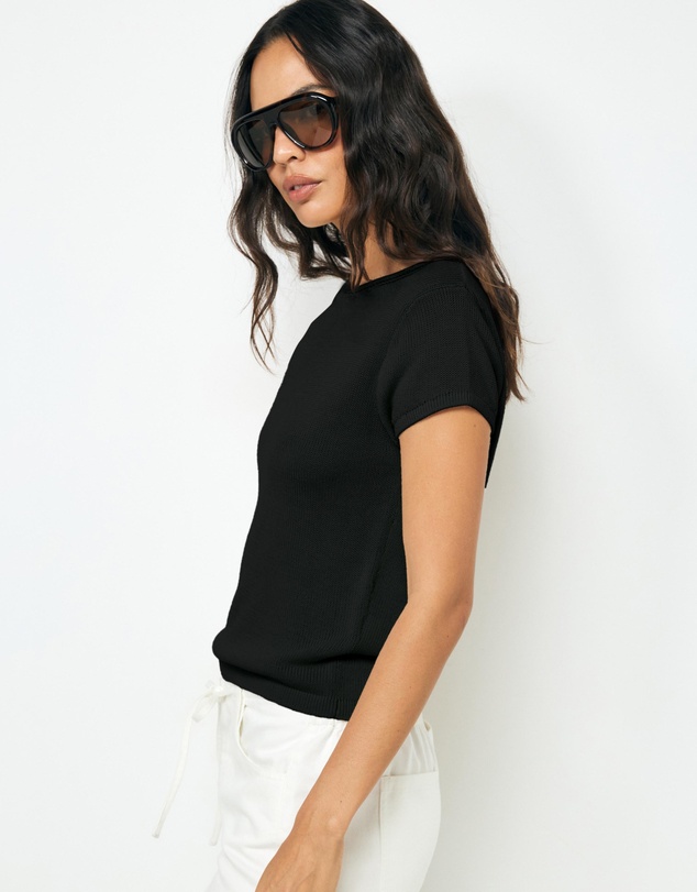 AERE - Lee Organic Cotton Knit Top