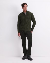 Sportscraft - Cable Knit Quarter Zip