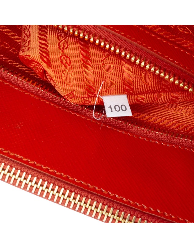 Pre-Loved by Azura Reborn - Pre-Loved Medium Saffiano Vernice Galleria Double Zip Satchel