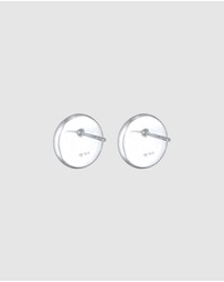 Elli Jewelry - Earrings Mabe Pearl Classic 925 Sterling Silver