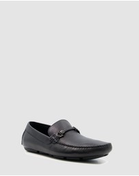 Dune London - Beacons - Black Leather