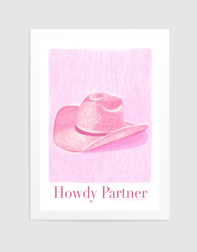 Olive et Oriel - Pac Howdypartner Copy by Jenny Liz Rome Art Print