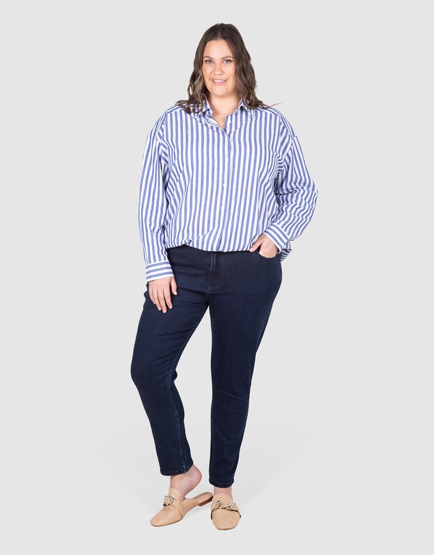 Love Your Wardrobe - Cara Overdyed Stretch Jeans