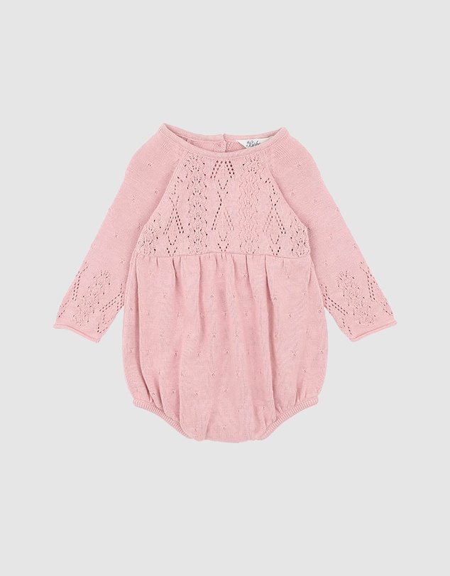 Bebe by Minihaha - Fern Organic Pointelle Knitted Bodysuit - Babies