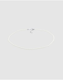 Elli Jewelry - Necklace Choker Trend with shell core pearls in 925 sterling silver