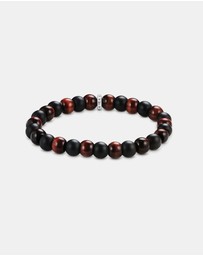 THOMAS SABO - THOMAS SABO Obsidian and red tiger's eye Bracelet