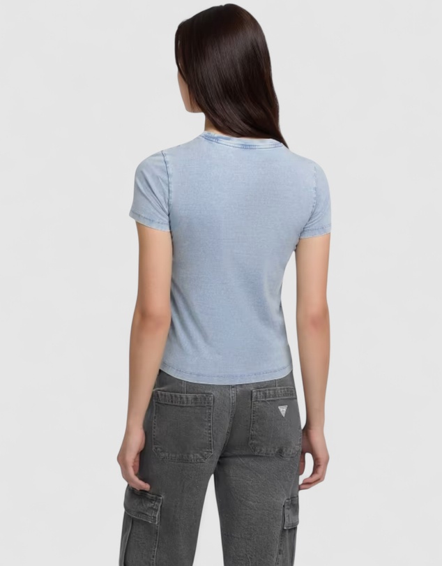 GUESS Jeans - GUESS JEANS Slim Logo Print T-Shirt
