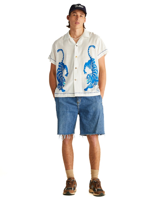 THE TALES - Crouching Tiger Cotton Shirt