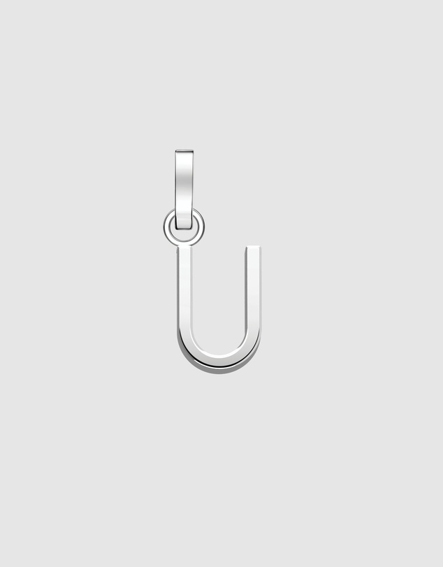 Rosefield - Pendant Silver Tone Letter U