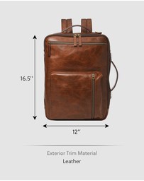 Fossil - Fossil Buckner Brown Laptop Bags MBG9599222