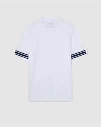 Politix - Curtis Travel Striped Pique Tee