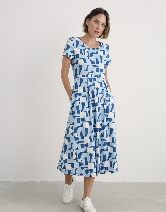 Seasalt - Seasalt Cornwall Blue S/S Veronica Dress