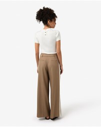 Forcast - Rowan Belted Contrast Pants