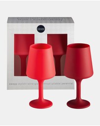 porter green - swepp | silicone unbreakable wine glasses