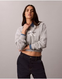 Calvin Klein Jeans - Monologo French Terry Relaxed Sweatshirt