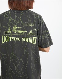 Vintage by The Real Deal - Pre Loved - 1994 United States Navy 'Lightning Strikes' Tee