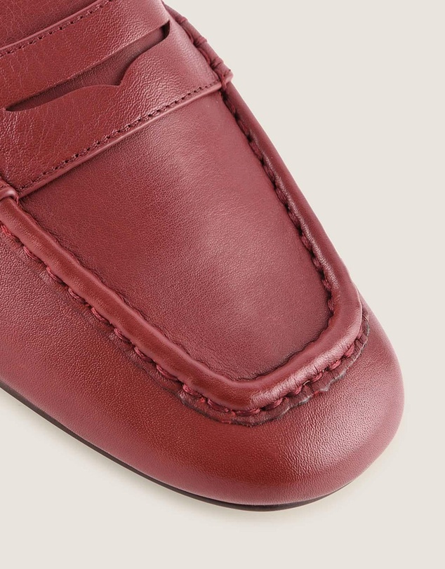 Shelly Shen - Kennedy Loafers Burgundy Leather