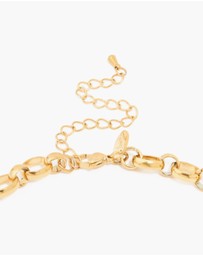 Lovisa - Waterproof Gold Plated Stainless Steel Interlocking Chain Necklace