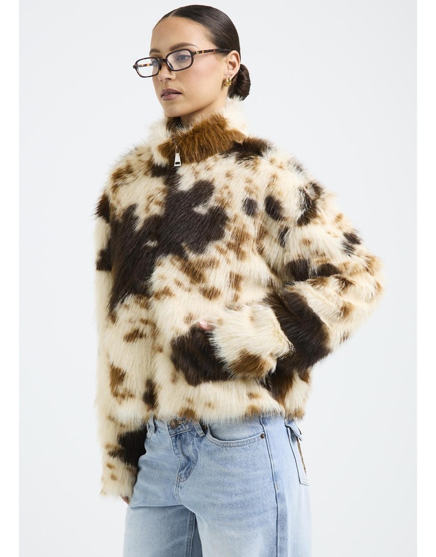 Insight - Highland Cow Print Jacket