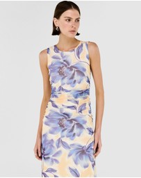 Staple the Label - Fleur Mesh Midi Dress