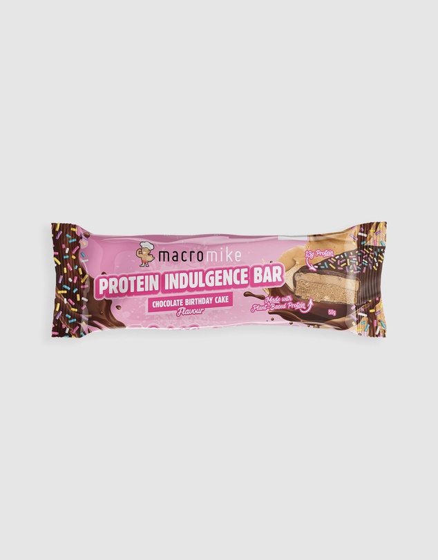 Macro Mike - Chocolate Birthday Cake Protein Indulgence Bar - 12x50g