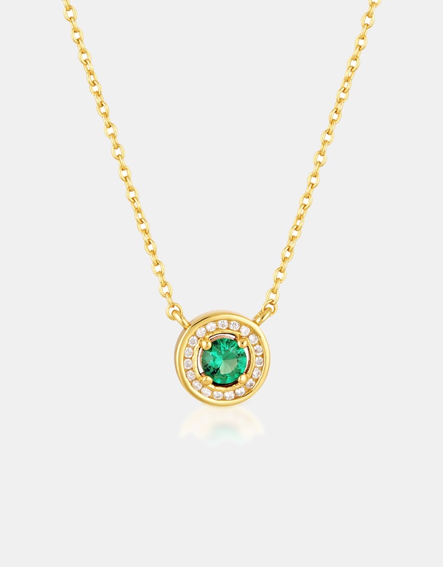 Georgini - Milestone Emerald Halo Pendant
