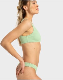 Roxy - Womens Aruba Hl Cheeky Bikini Bottom