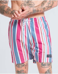 Vacancy Co - Candy Stripe Swim Short