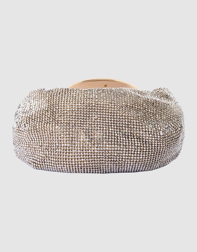 Olga Berg - Pixie Crystal Mesh Bag