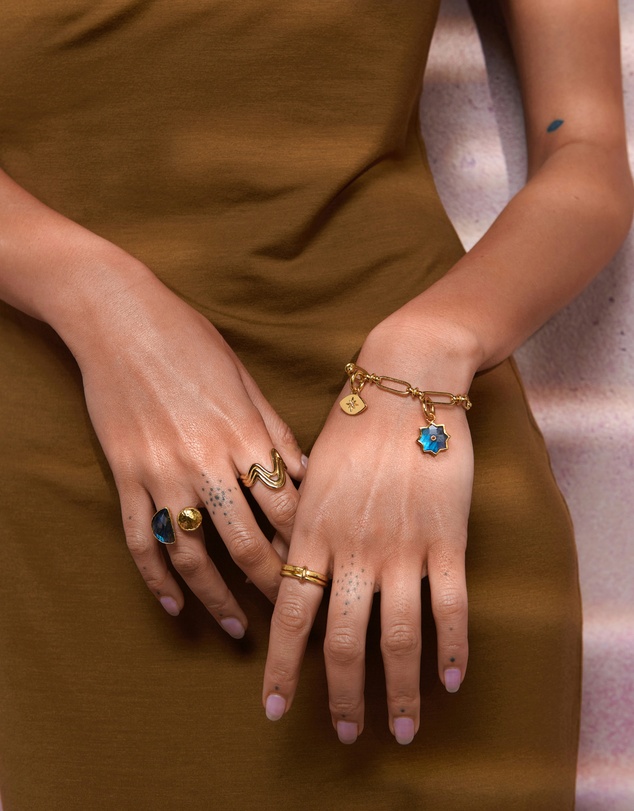 Ottoman Hands - Essential Charm Link Chain Bracelet