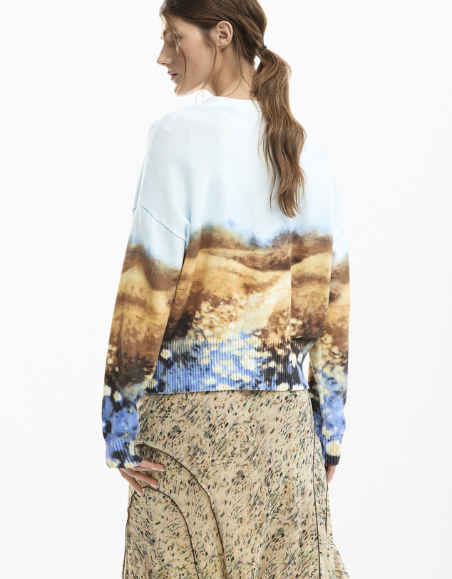 Desigual - Landscape cardigan sweater