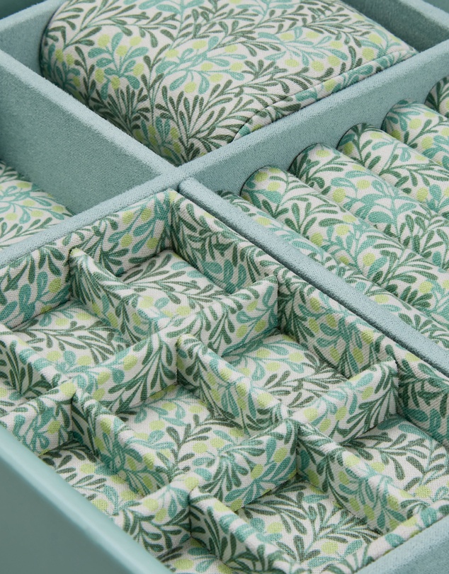 Wolf - WOLF Sophia Jewellery Box with Window Jade Fruit Botanical