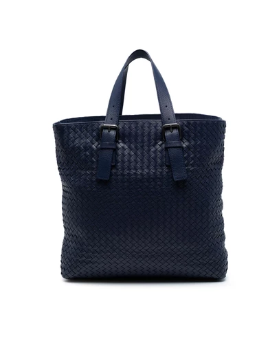 Pre-Loved by Azura Reborn - Pre-Loved Nappa Intrecciato Belted Tote