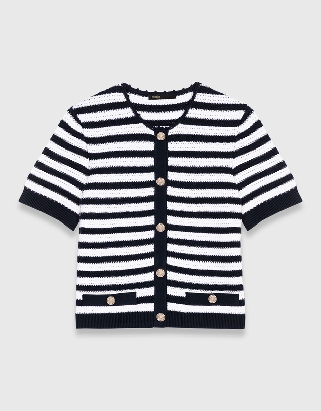 Maje - Mistripes Cardigan