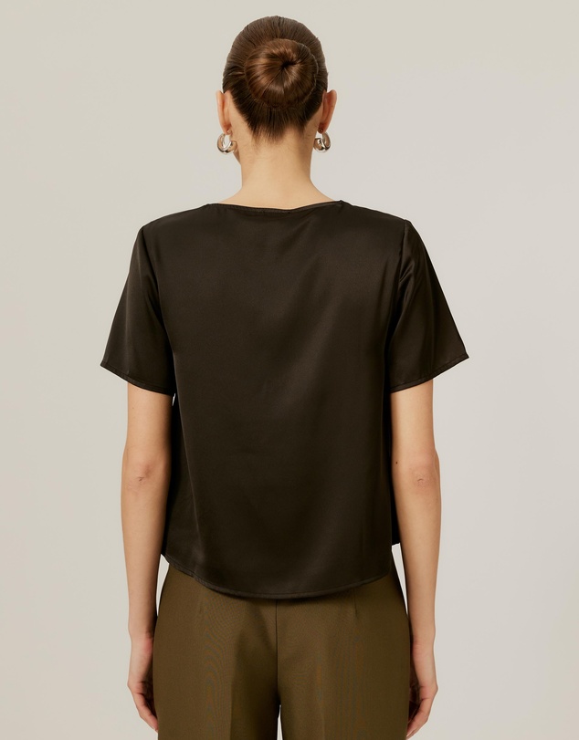 Tussah - SS Keyhole Top