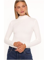 Petal & Pup - Andromeda Ribbed Knit Top - Ivory
