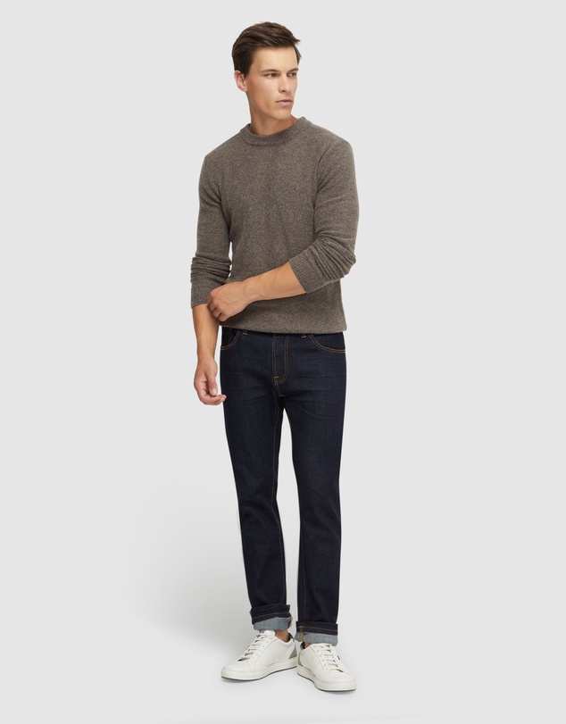 Oxford - Leon Crew Neck Wool Rich Knit